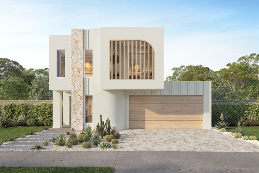 Double level home from Homes by ZAC with Designer facade